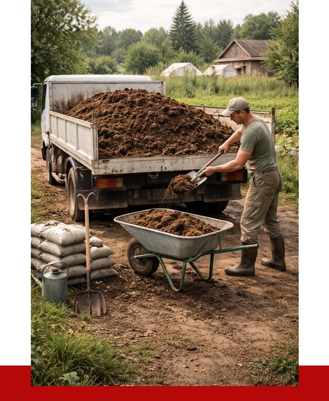 Купить коровий навоз с доставкой в Новошахтинске от 1875 р. | ПРОНЕРУДНвш