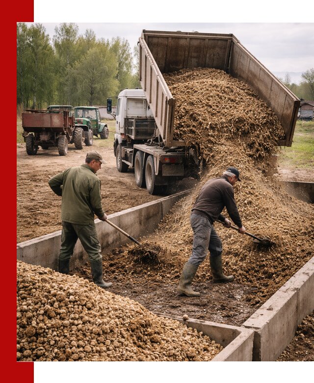 Куриный помет с доставкой в Новошахтинске оптом и в розницу