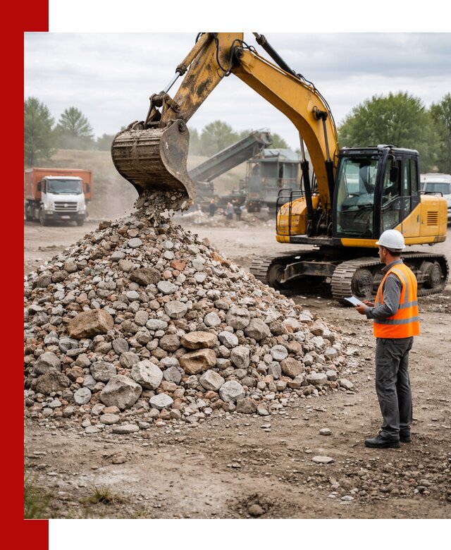 Доставка и вывоз строительного боя в Новошахтинске