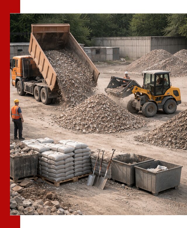 Вторичные материалы для отсыпки в Новошахтинске — поставка и доставка