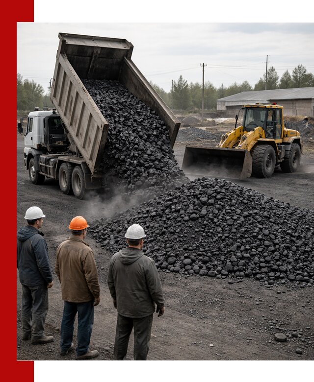 Доставка угля антрацита в Новошахтинске с самосвалами и погрузкой