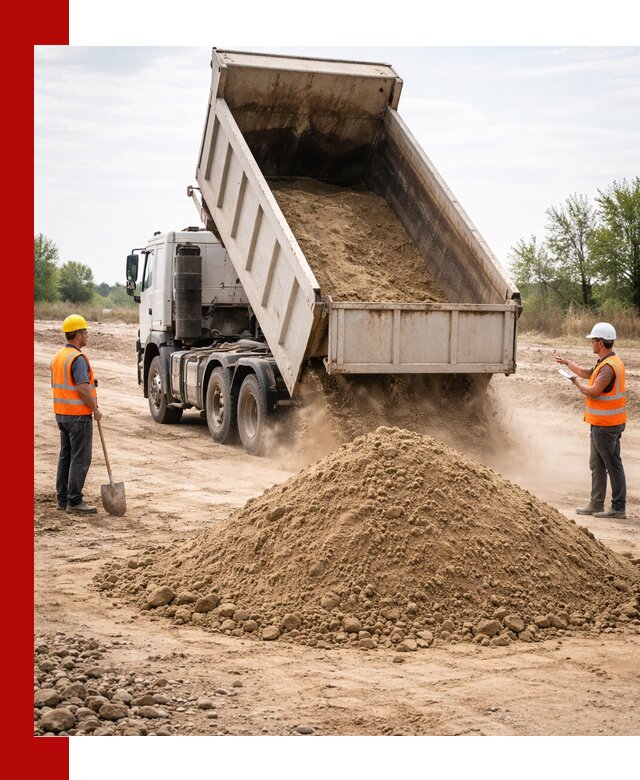 Доставка самосвалом 15 кубов в Новошахтинске за город и по городу