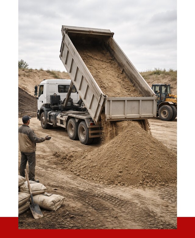 Доставка самосвалом 20 кубов в Новошахтинске от 7812 р. | ПРОНЕРУДНвш