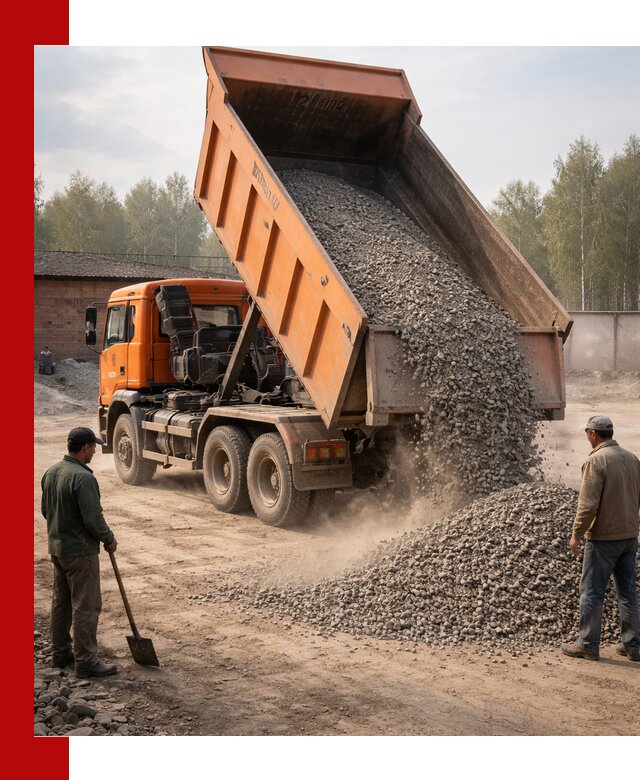 Доставка самосвалом 20 м3 в Новошахтинске быстро и надежно