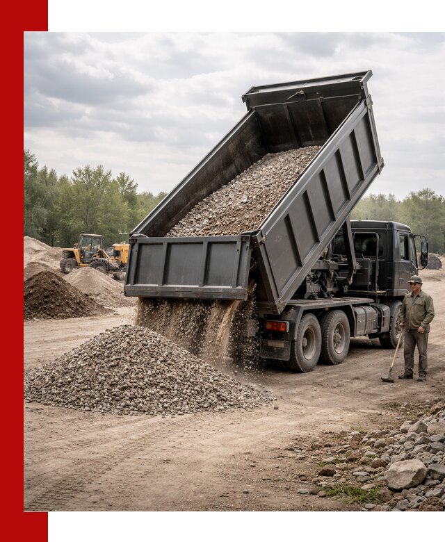 Доставка самосвалом 30 м3 по выгодным ценам в Новошахтинске