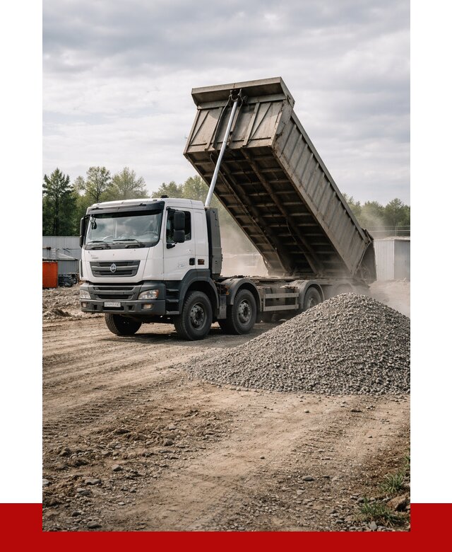 Доставка самосвалом 40 кубов в Новошахтинске от 9374 р. | ПРОНЕРУДНвш