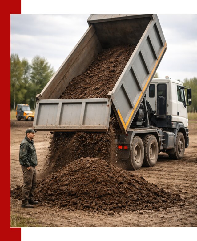 Аренда самосвала с водителем в Новошахтинске для сыпучих грузов и навоза