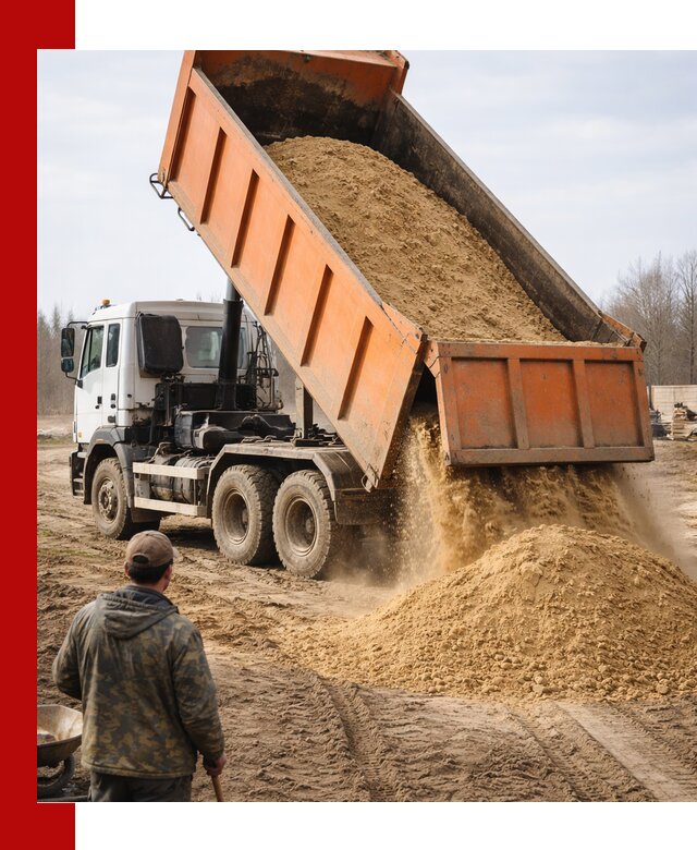 Аренда самосвала 20 тонн для перевозки грузов в Новошахтинске
