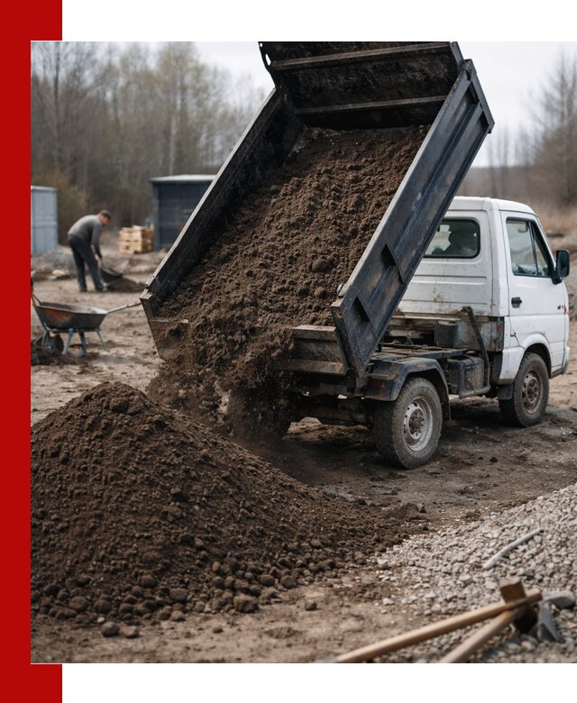 Аренда минисамосвала в Новошахтинске для доставки сыпучих материалов