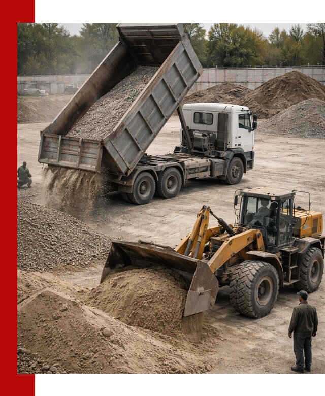 Перевозка сыпучих грузов самосвалами и бортовыми в Новошахтинске