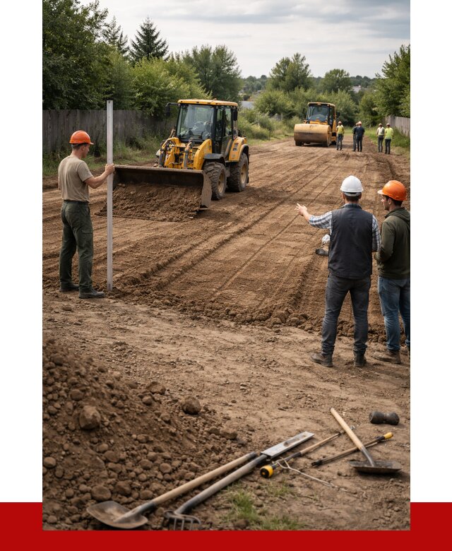 Планировка участка грунтом в Новошахтинске от 4687 р ПРОНЕРУДНвш