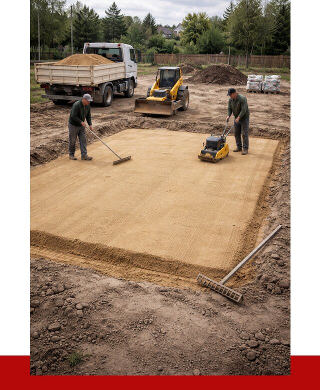 Устройство песчаной подушки в Новошахтинске от 4687 р. ПРОНЕРУДНвш